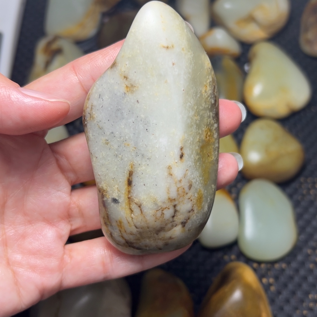 和田玉未镶嵌挂件27