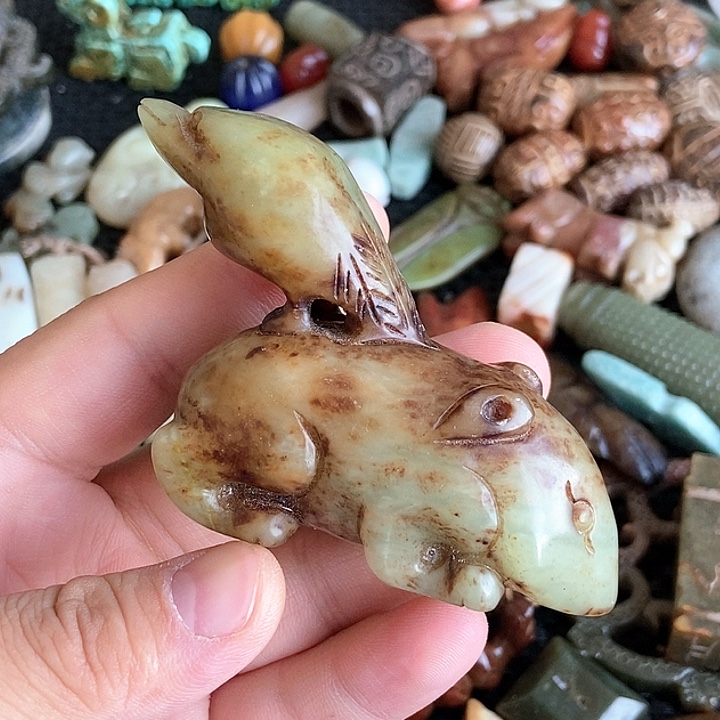 和田玉未镶嵌颈饰43