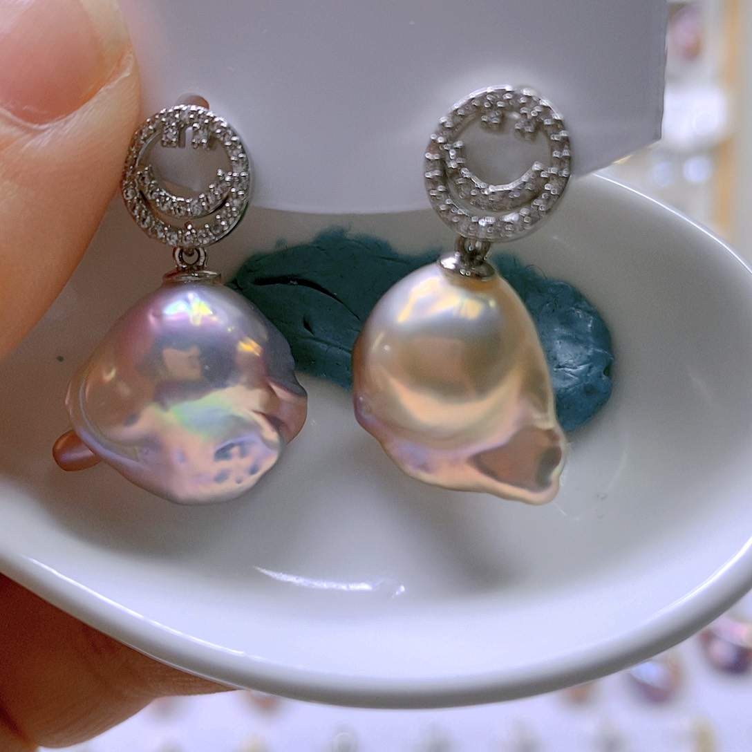 淡水珍珠颈饰银S925镶嵌