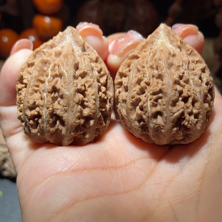 把件文玩核桃东北楸子小雪1