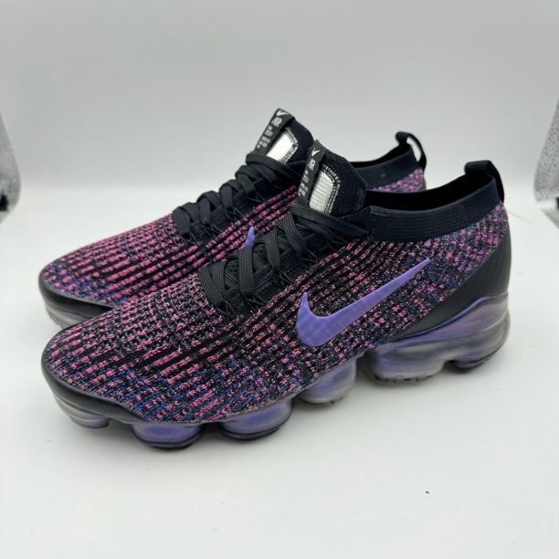95新 MM6 43码275/VaporMax Flyknit 3.0 气垫 跑步鞋 乌紫 1399