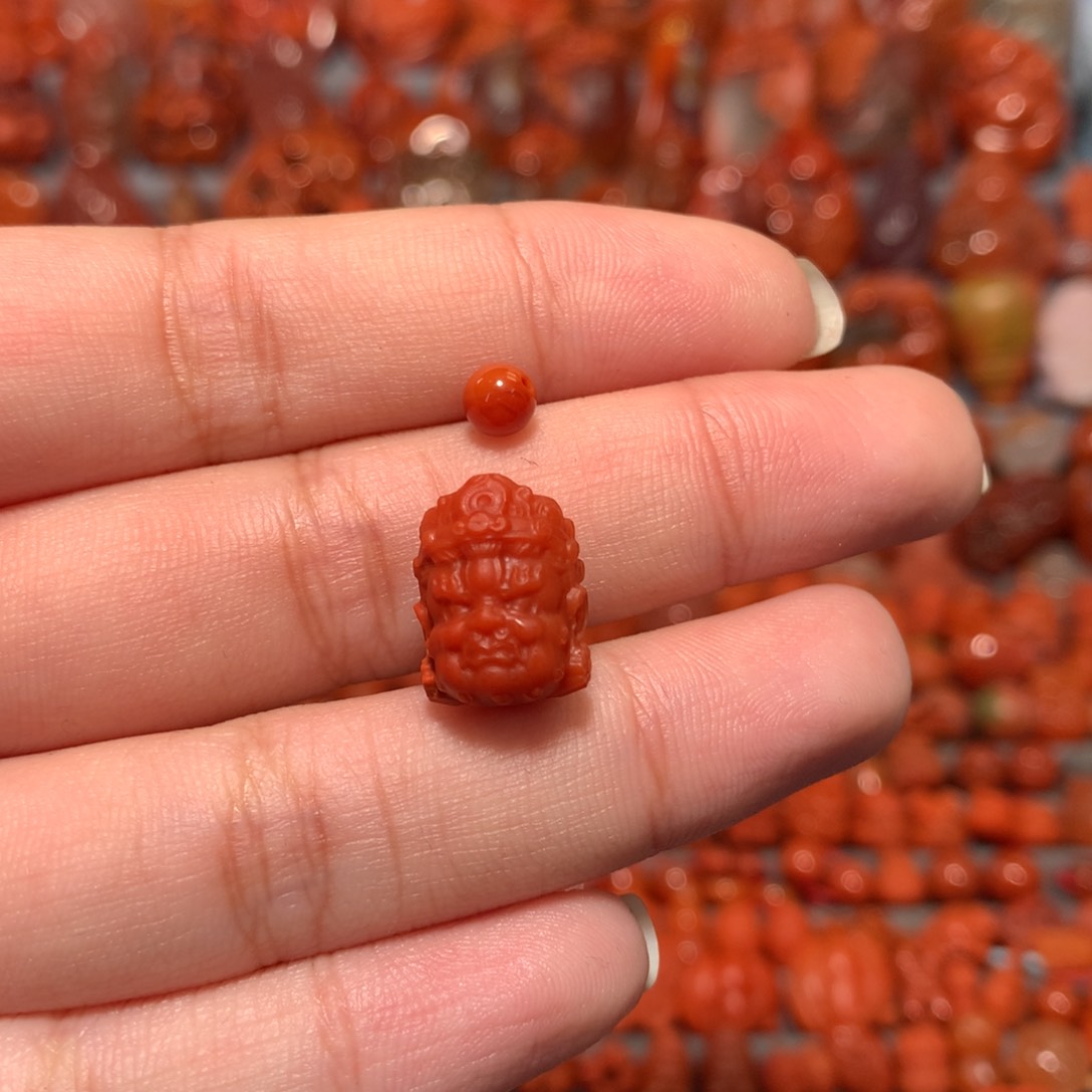 【闪购商品】未镶嵌配饰南红玛瑙小*年