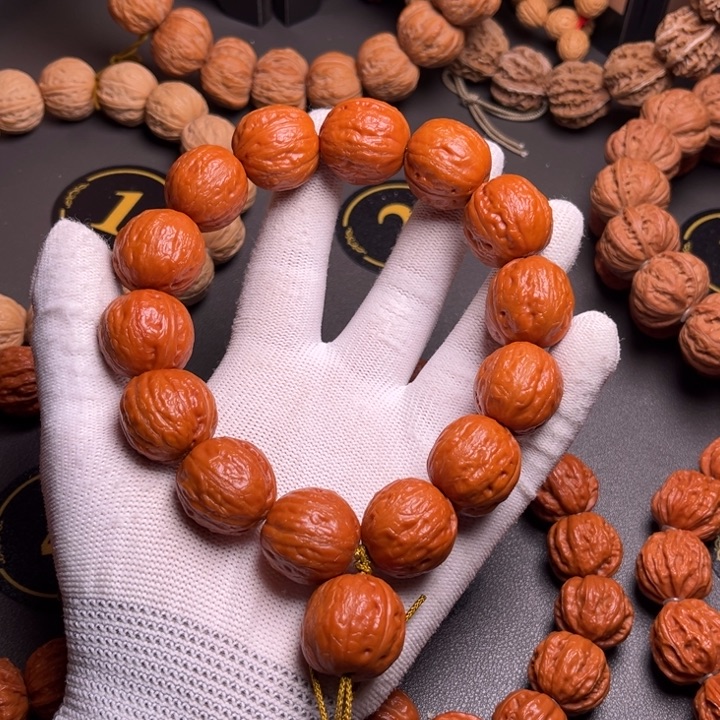 魑***魉手串文玩核桃大冬枣