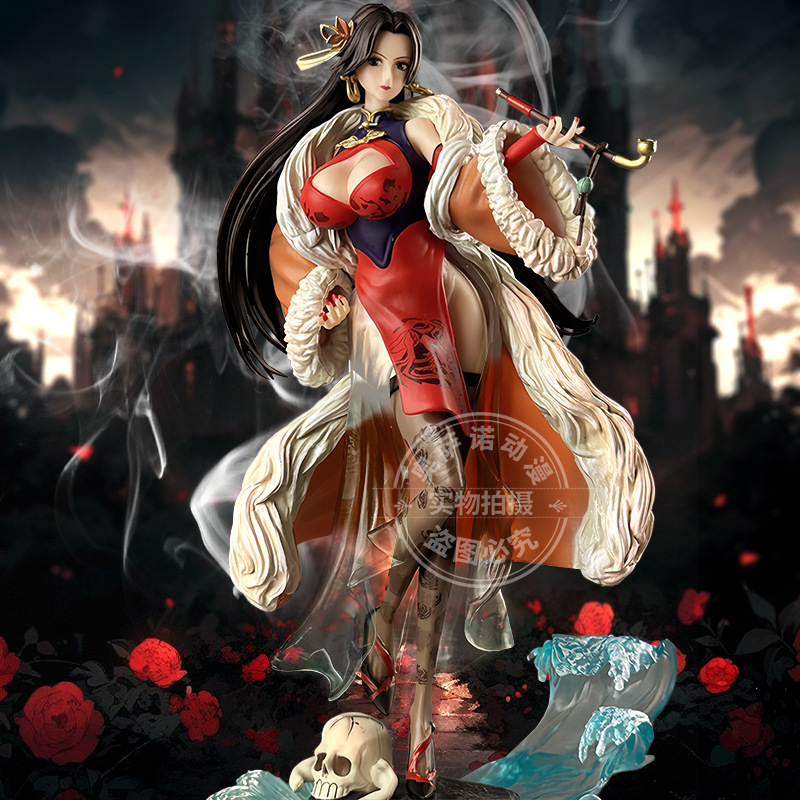 航海王优质版动漫周边GK手办国风旗袍女帝汉库克雕像模型手办摆件