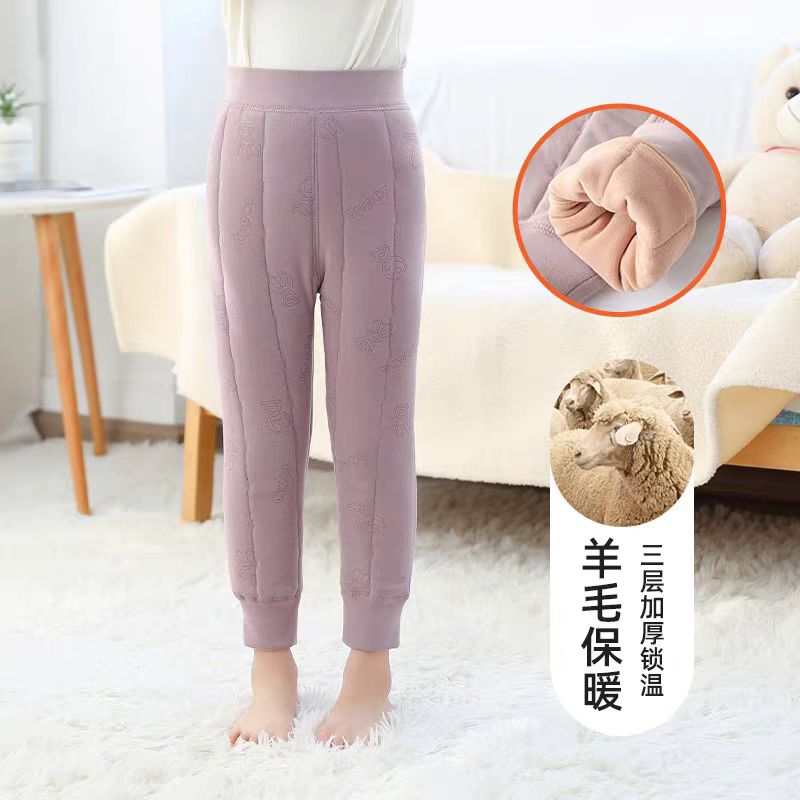 【校服神器】2025新款升级男女童一条过冬羊毛蚕丝校服保暖裤
