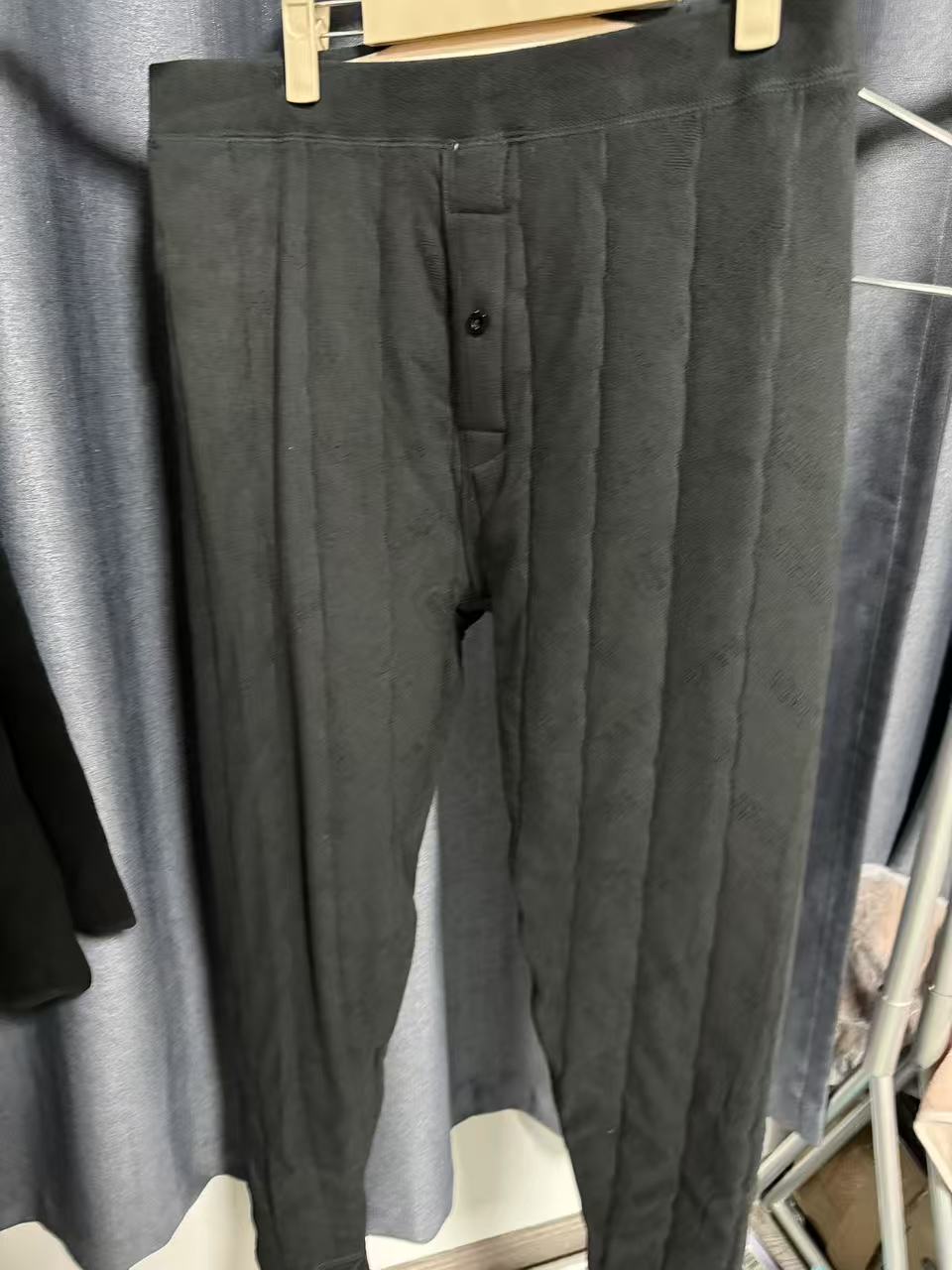 男士秋冬绵羊毛保暖裤