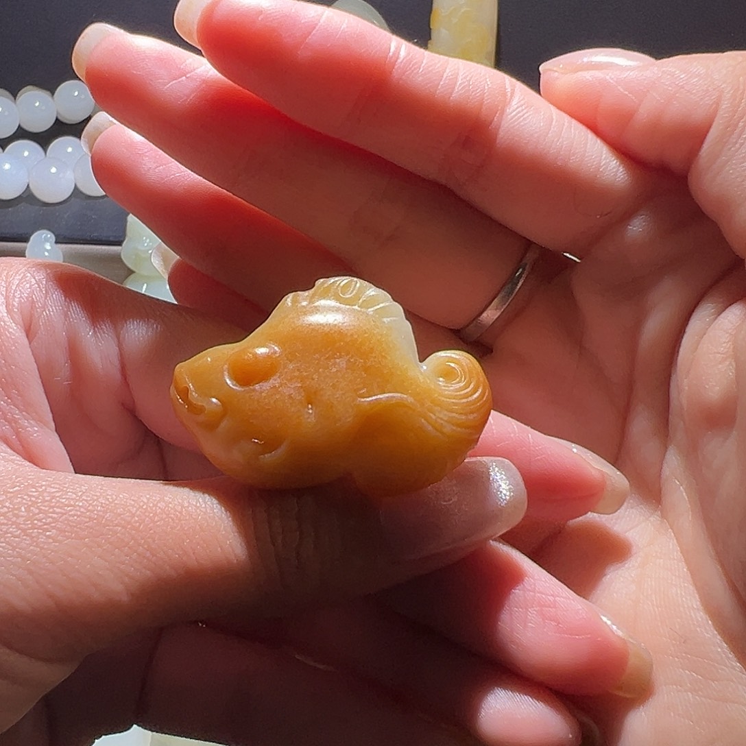¥***￥和田玉未镶嵌颈饰