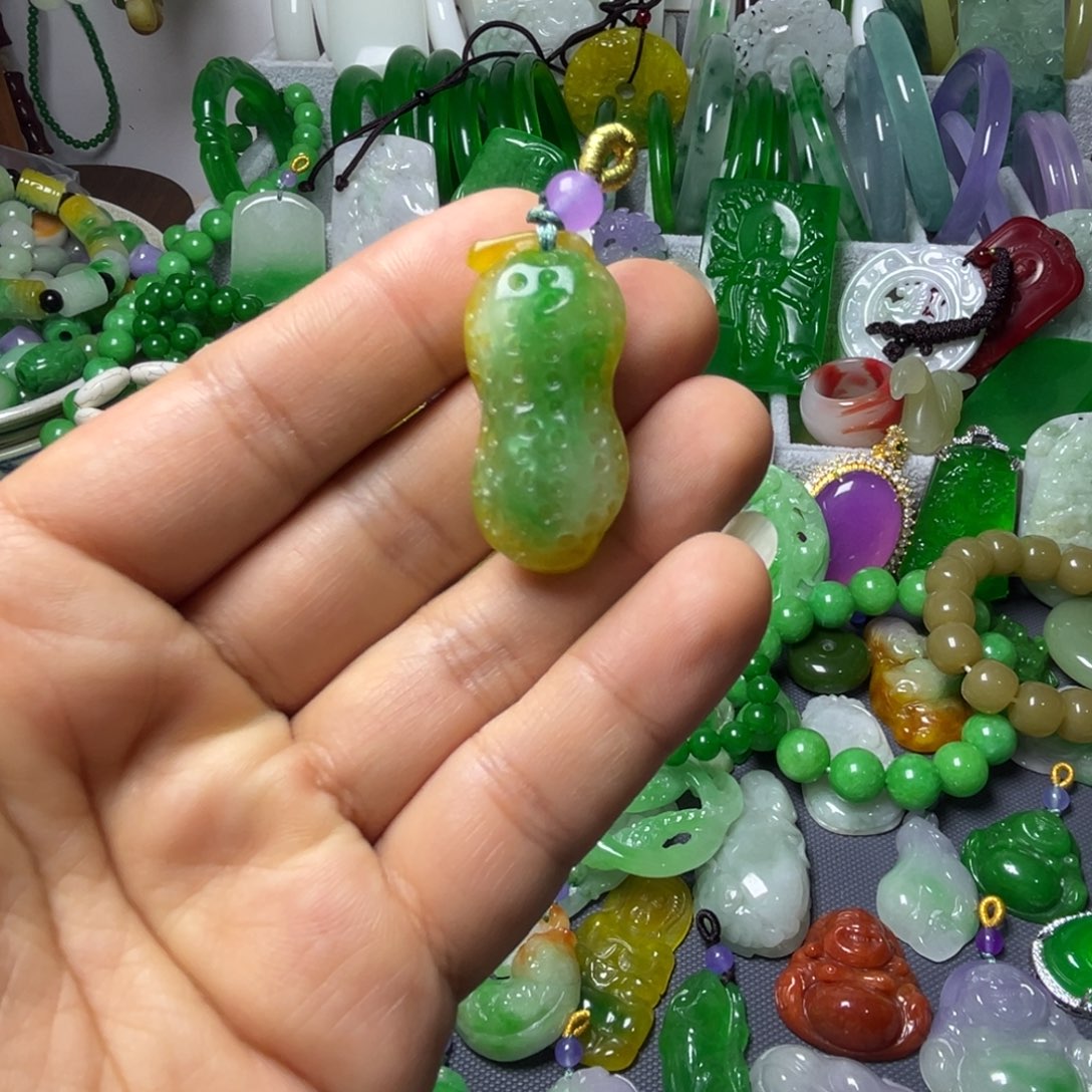 翡翠未镶嵌手链翡翠未镶嵌颈饰手饰挂件