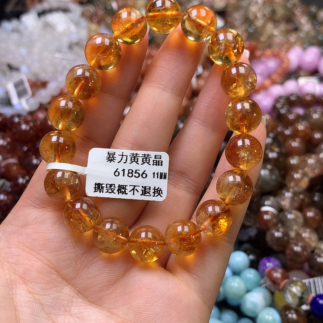 水晶手链未镶嵌，