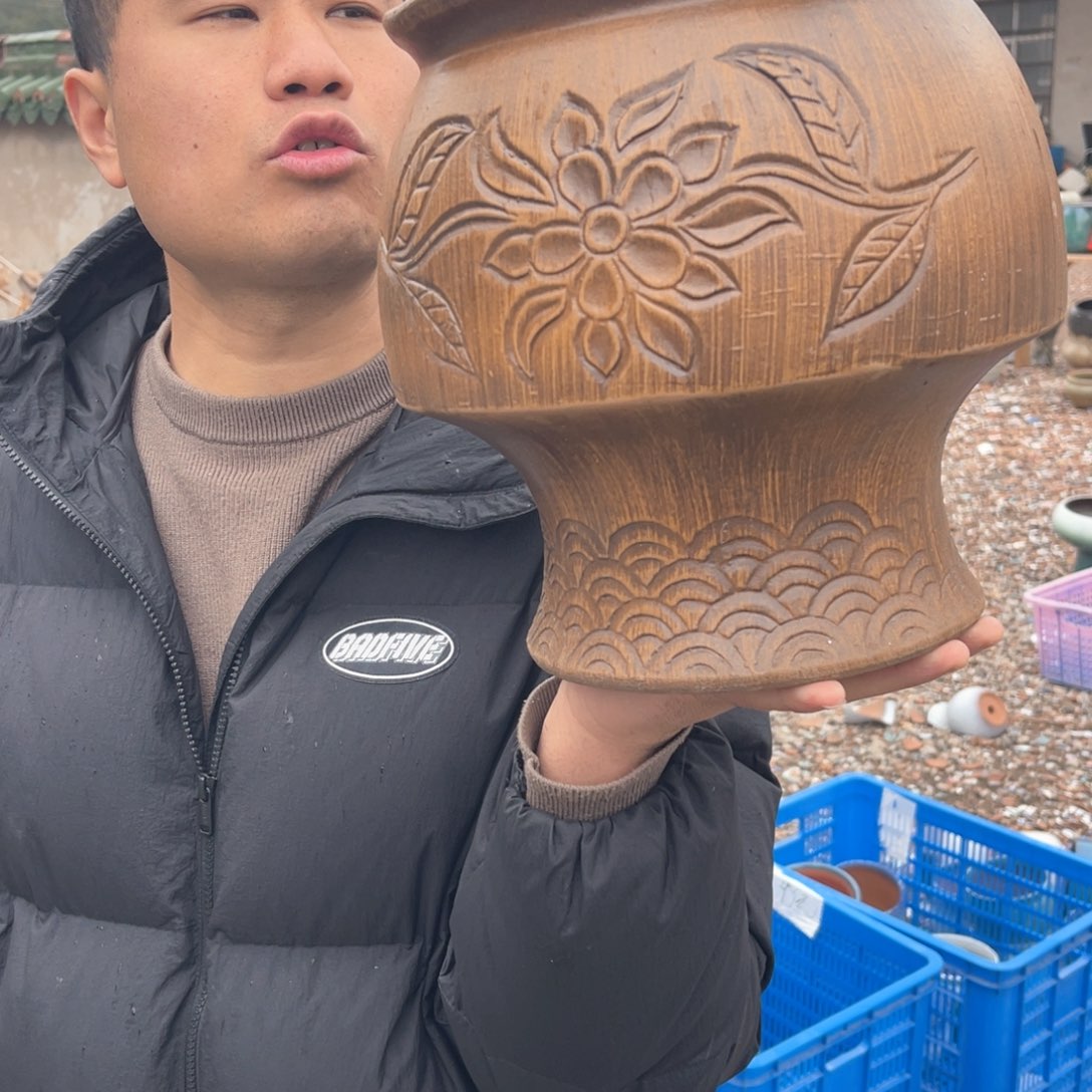 红陶养养花盆0215-1109