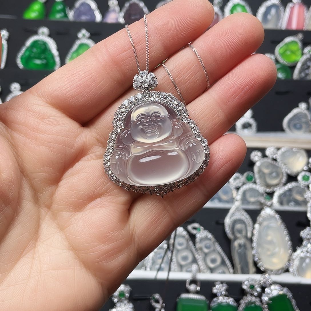 玛瑙/玉髓颈饰银S925镶嵌