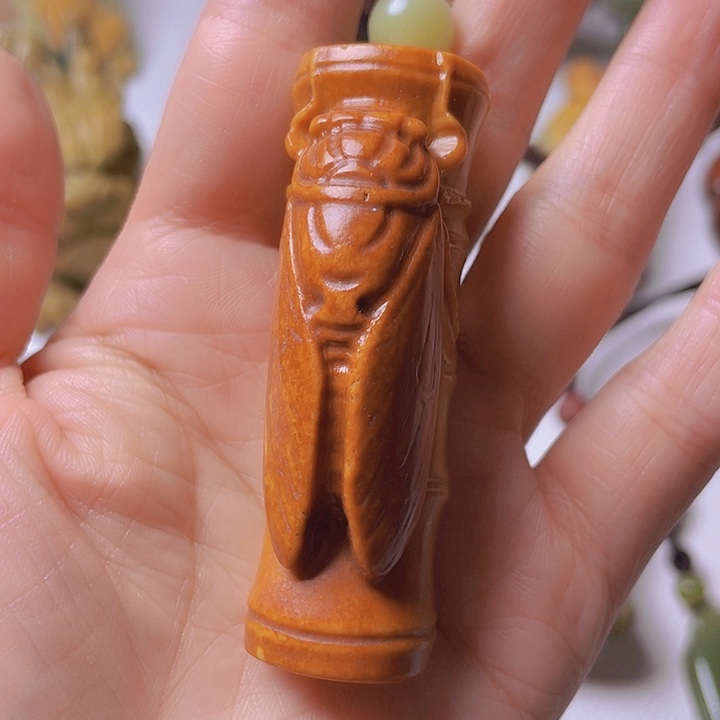 和田玉手把件未镶嵌@**@