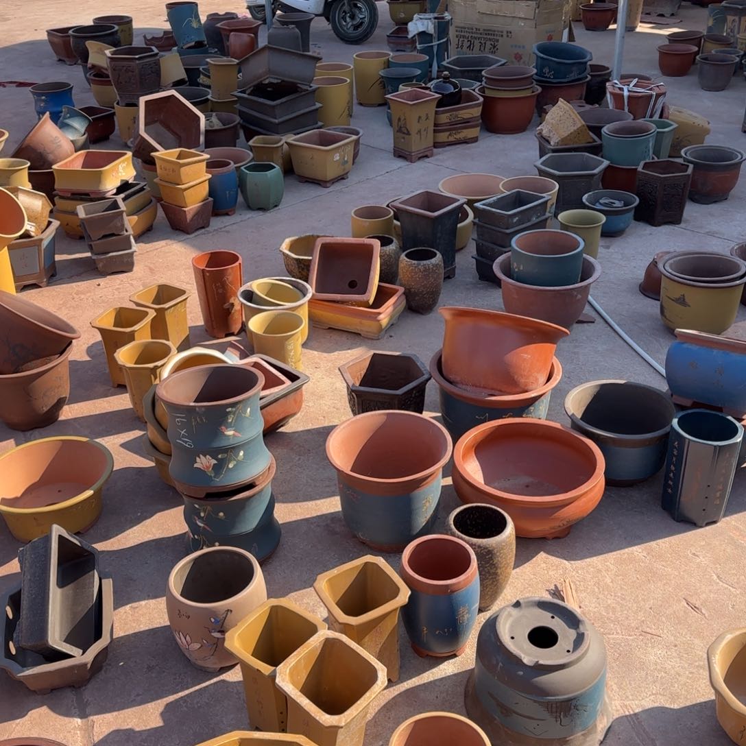 紫砂花盆瑕疵和瑕疵的