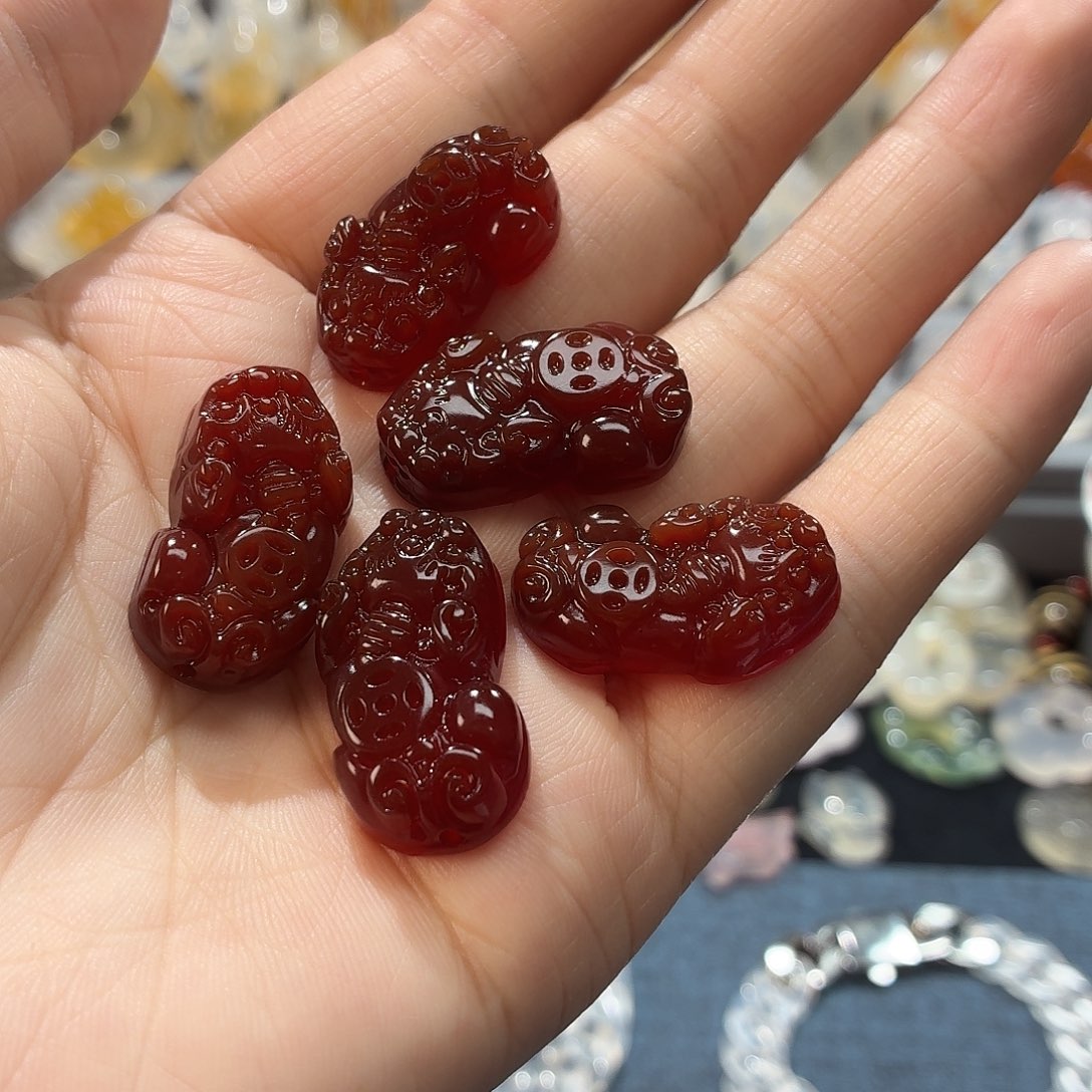 彭****玛瑙/玉髓未镶嵌吊坠(不含链)