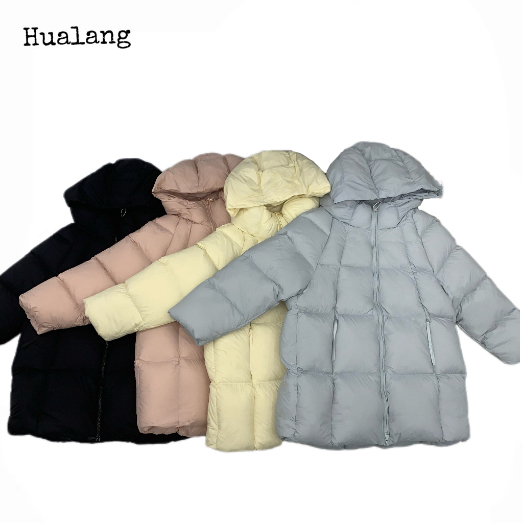 5217款花郎家品牌儿童羽绒服时尚休闲百搭潮流连帽中长款