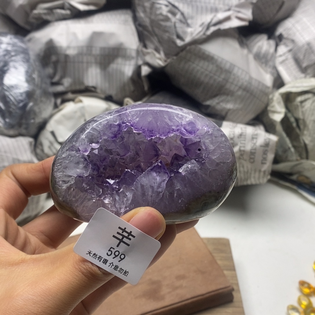 水晶未镶嵌珠宝半成品