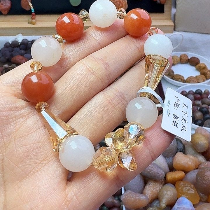 玛瑙/玉髓手链合金