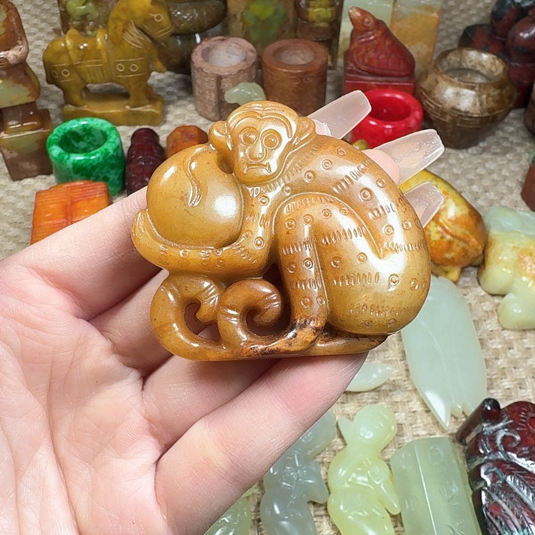 白玉菩提吊坠挂件