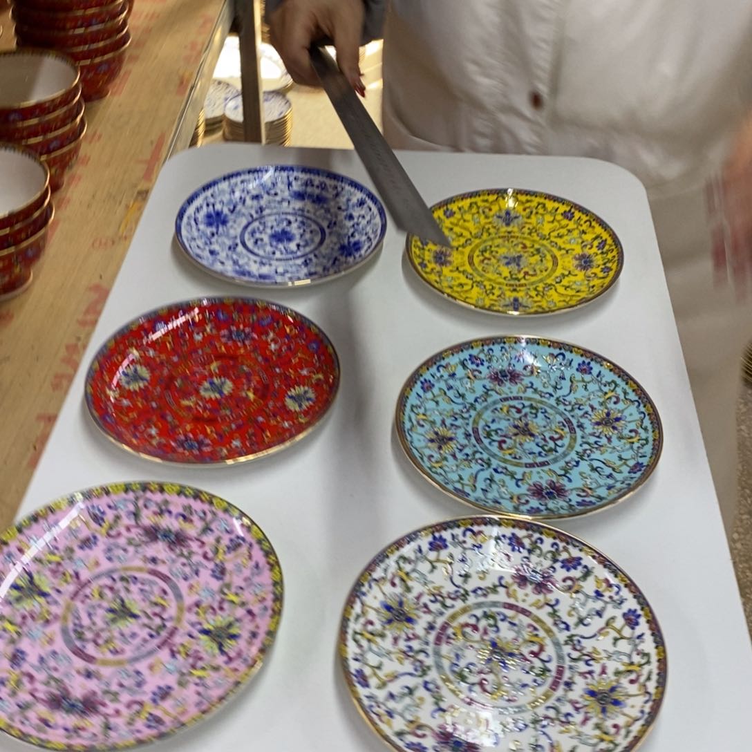 陶瓷6个6英寸6色直径15.5厘米