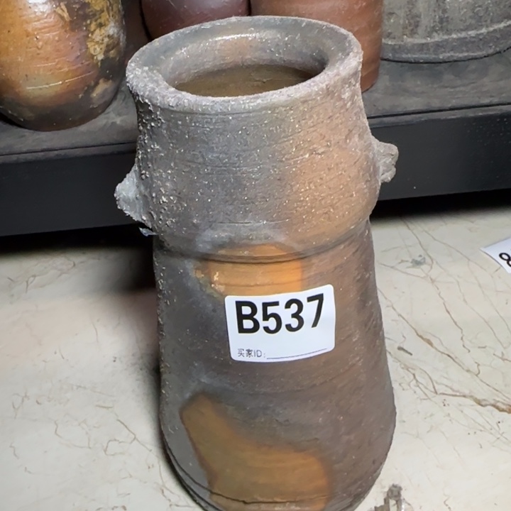 备前烧作品备前烧微瑕