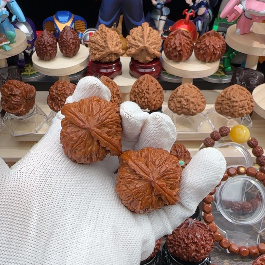 文玩核桃吊坠37全品白狮子