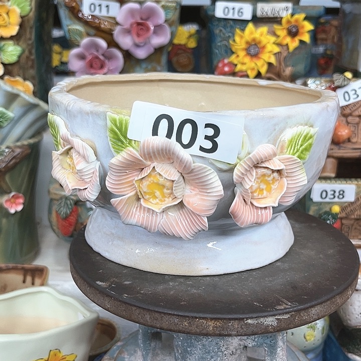 紫砂花盆粗陶材质多肉花盆