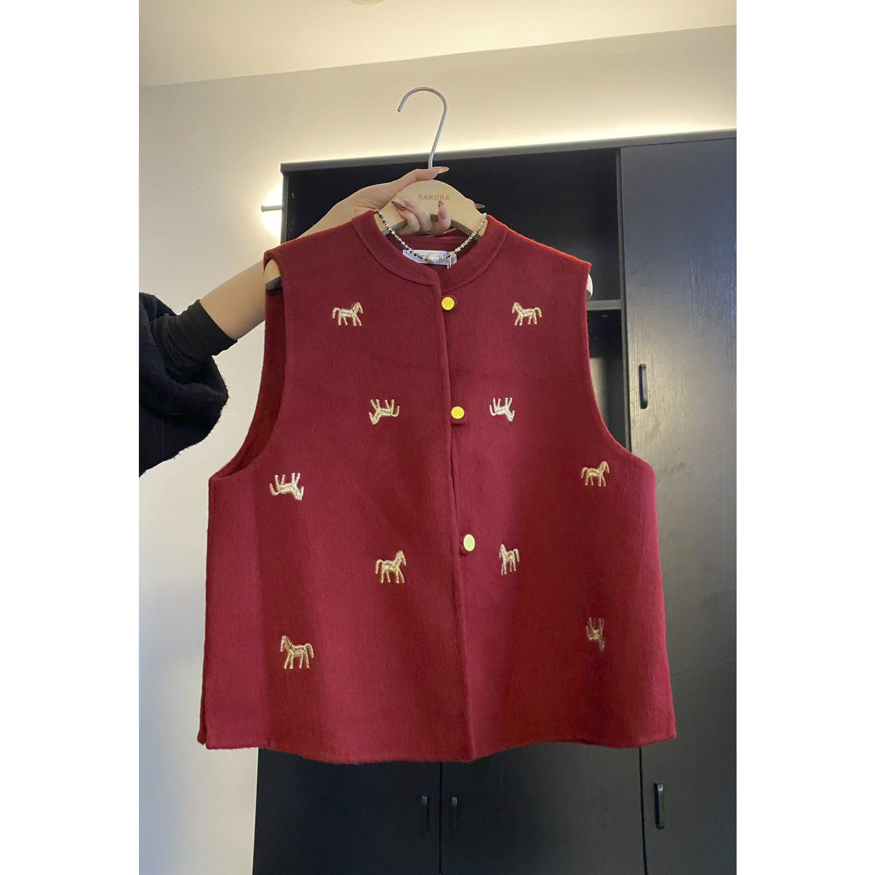 璎婲sᴀᴋᴜʀᴀ【日式生巧】车媛不规则系带娃娃领衬衫泡泡袖百搭衬衫