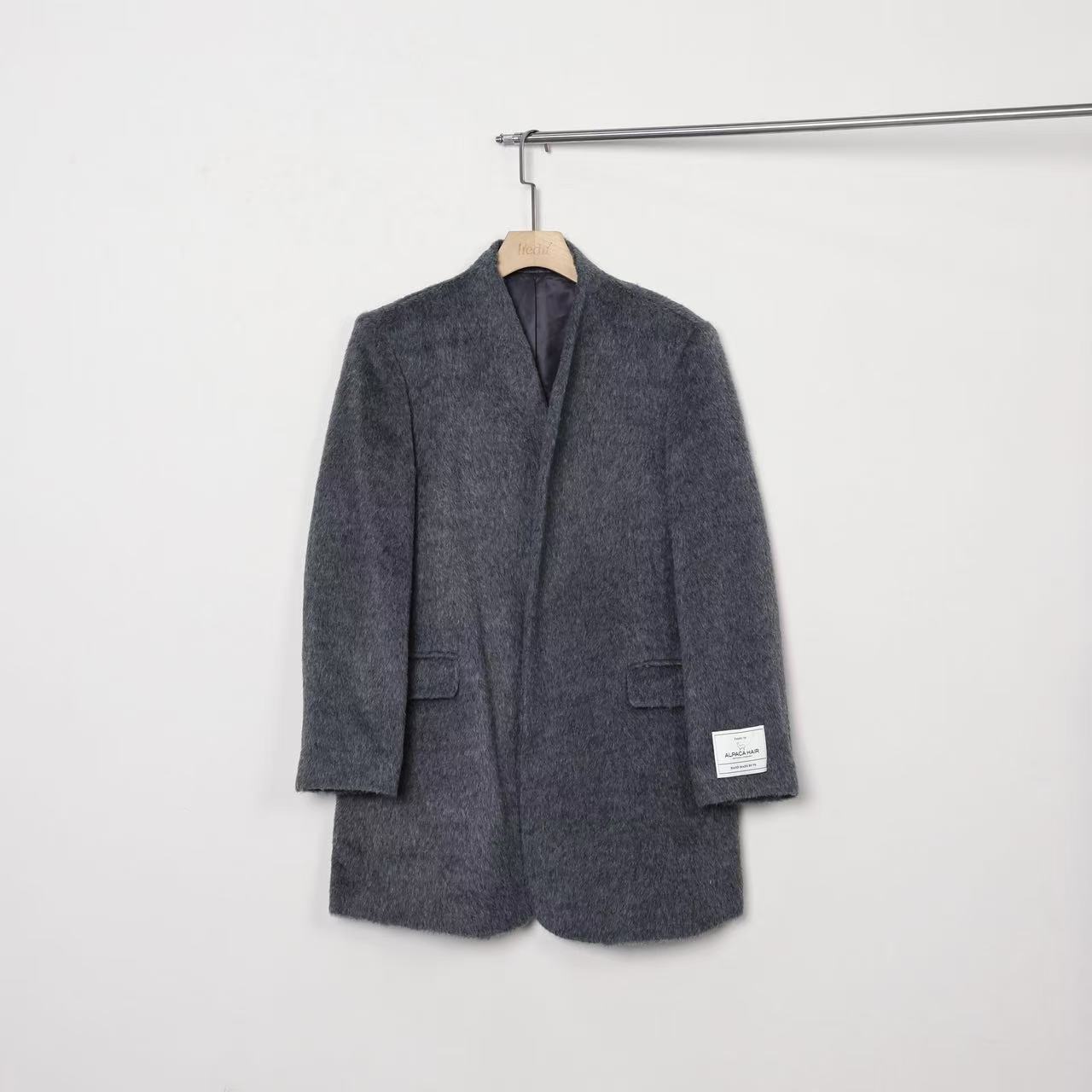 QC李潇洒【笔友】微胖大码女冬气质百搭显瘦双面呢大衣外套 ZYD619