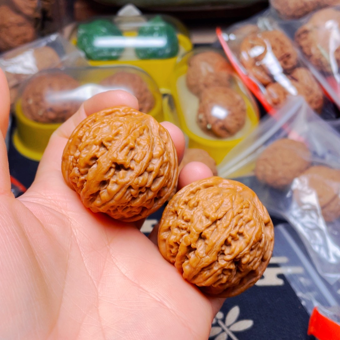 吊坠文玩核桃牧*莲花虎头