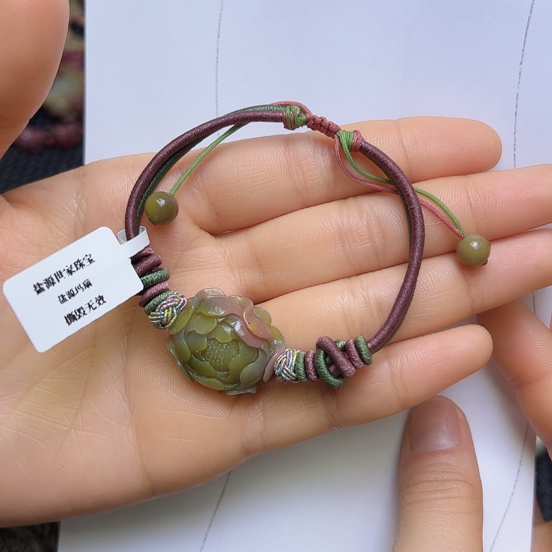 玛瑙/玉髓未镶嵌定制手串