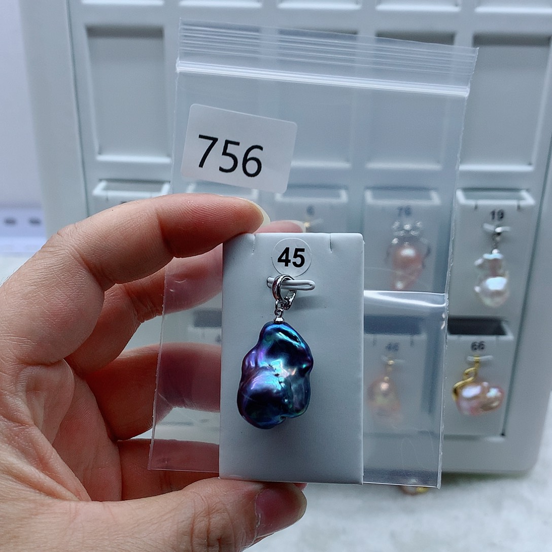 吊坠(不含链)合金淡水珍珠