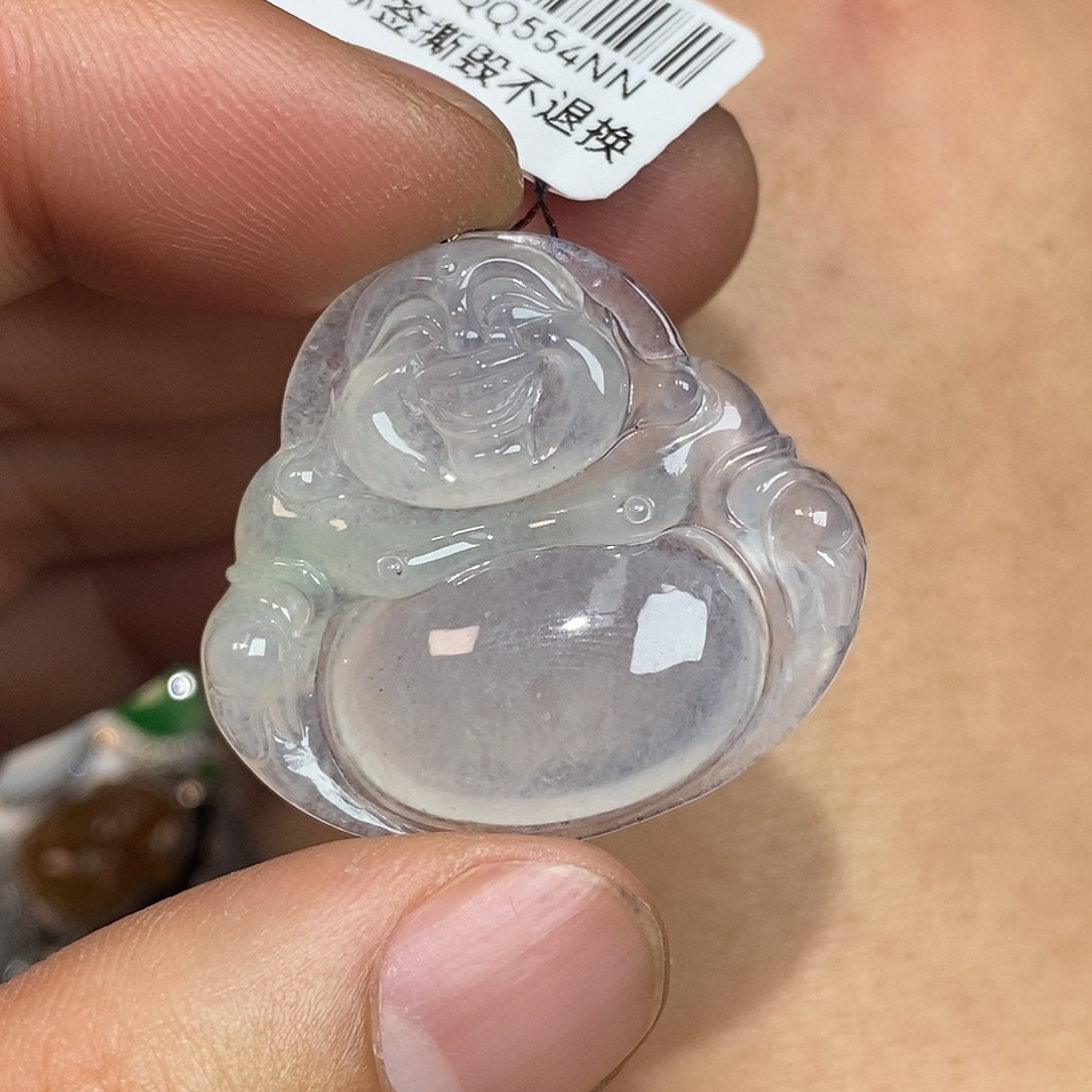 翡翠吊坠(不含链)未镶嵌佛公