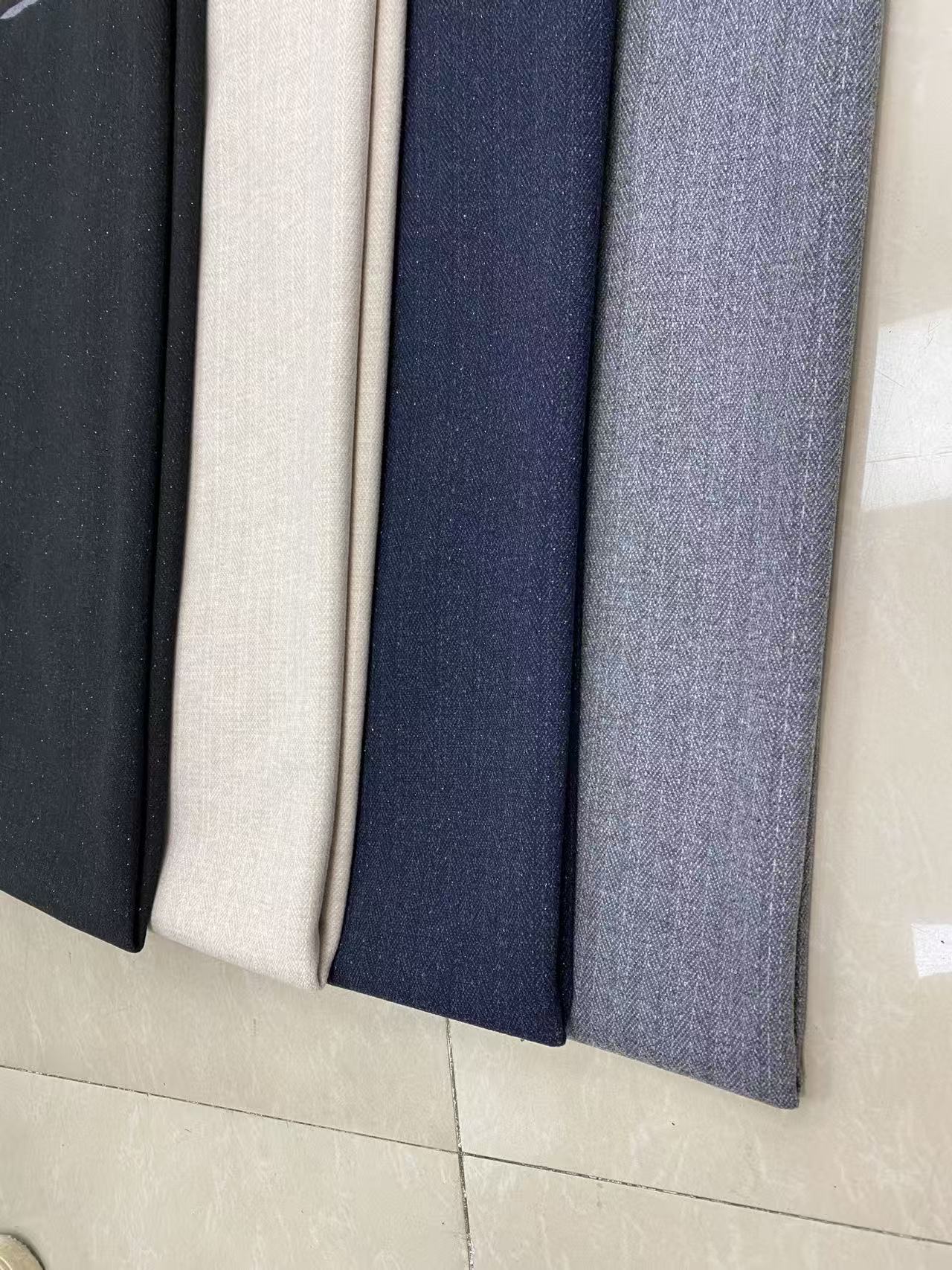 新品上架，面料醋酸人字羊毛面料！
