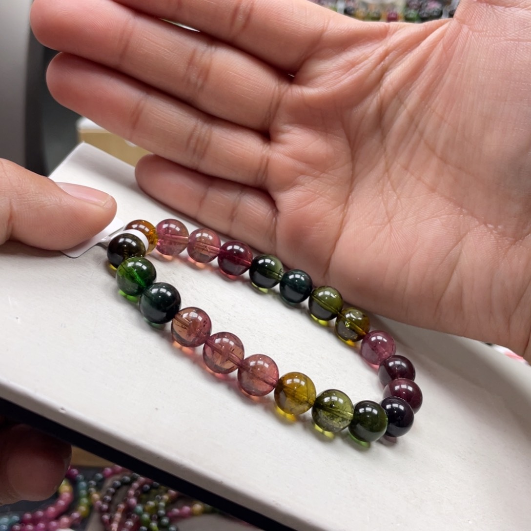 碧玺手串未镶嵌9mmmmmmmmmmmmmmmmmmmm