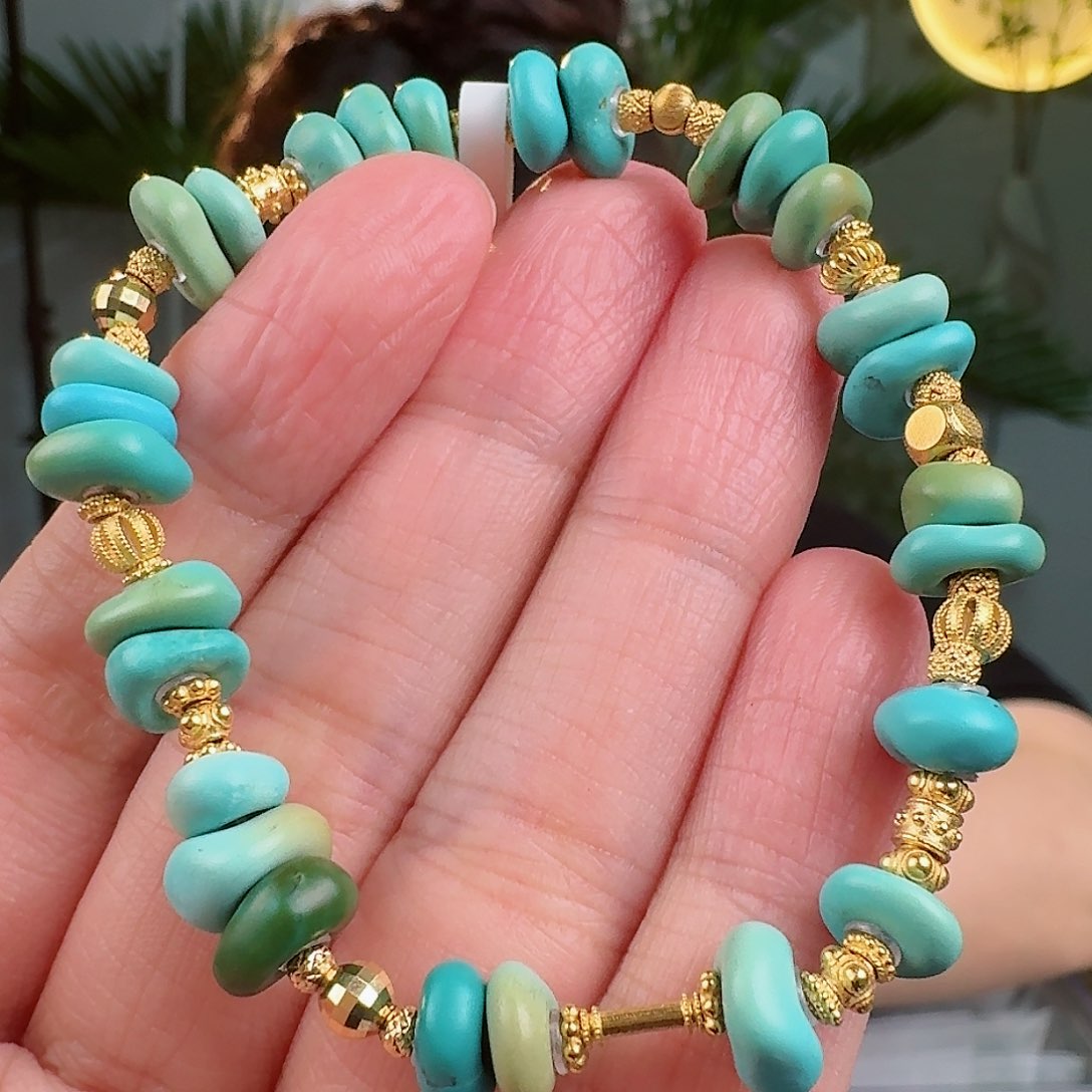 绿松石珠宝奇石未镶嵌