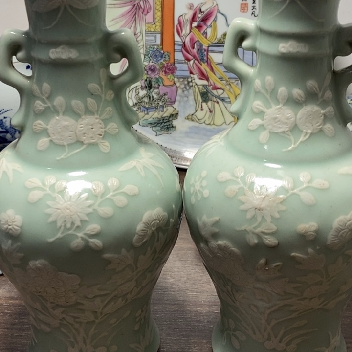 晋***阁陶摆件景德镇陶瓷艺术品