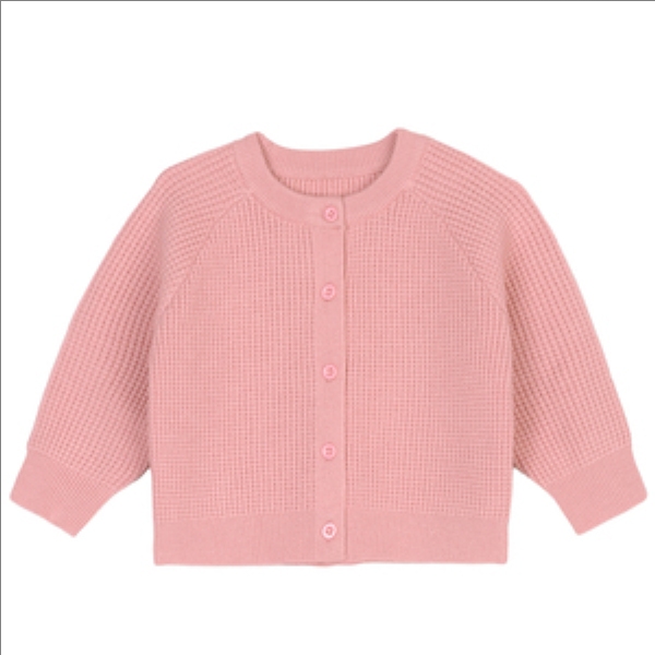 小O爸女婴童 FHQ31144 毛织开衫百搭甜美开衫