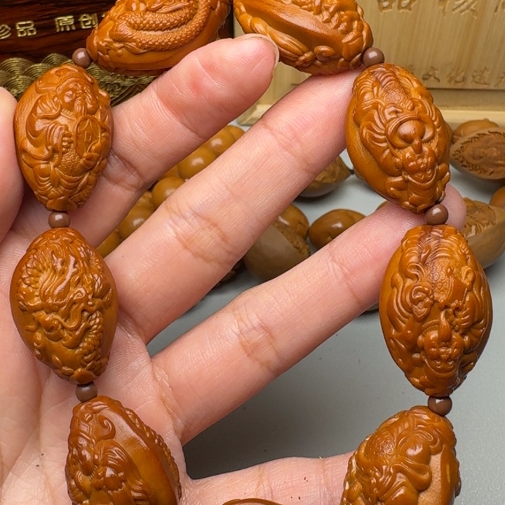 手串/手链橄榄核九龙财神