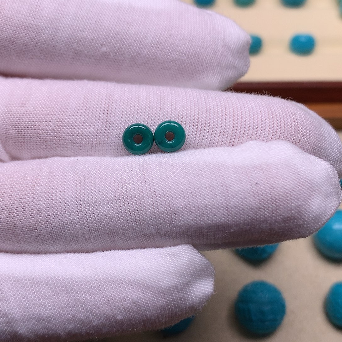 绿松石未镶嵌老型5.1面包5.4