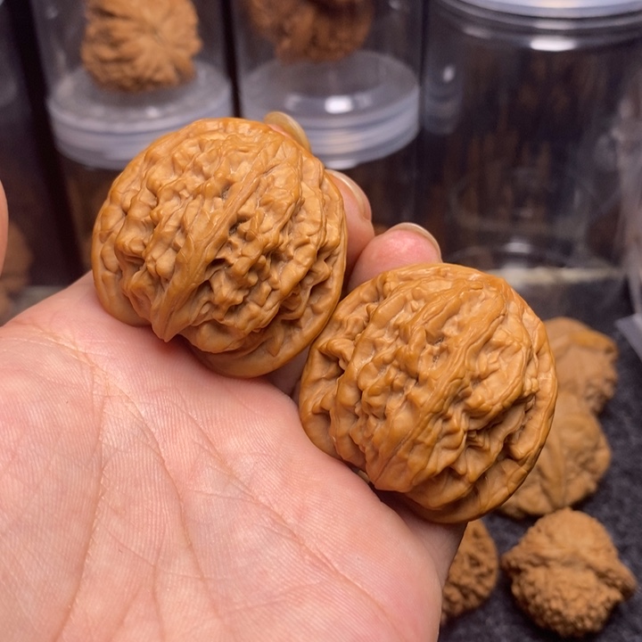 吊坠文玩核桃42蓟县虎头王