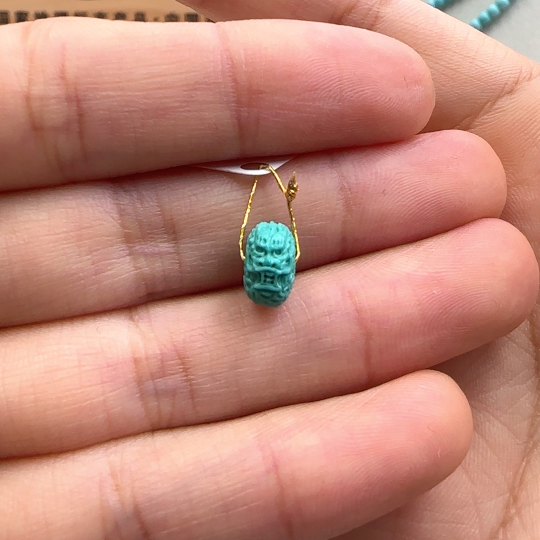 绿松石未镶嵌17龙扣