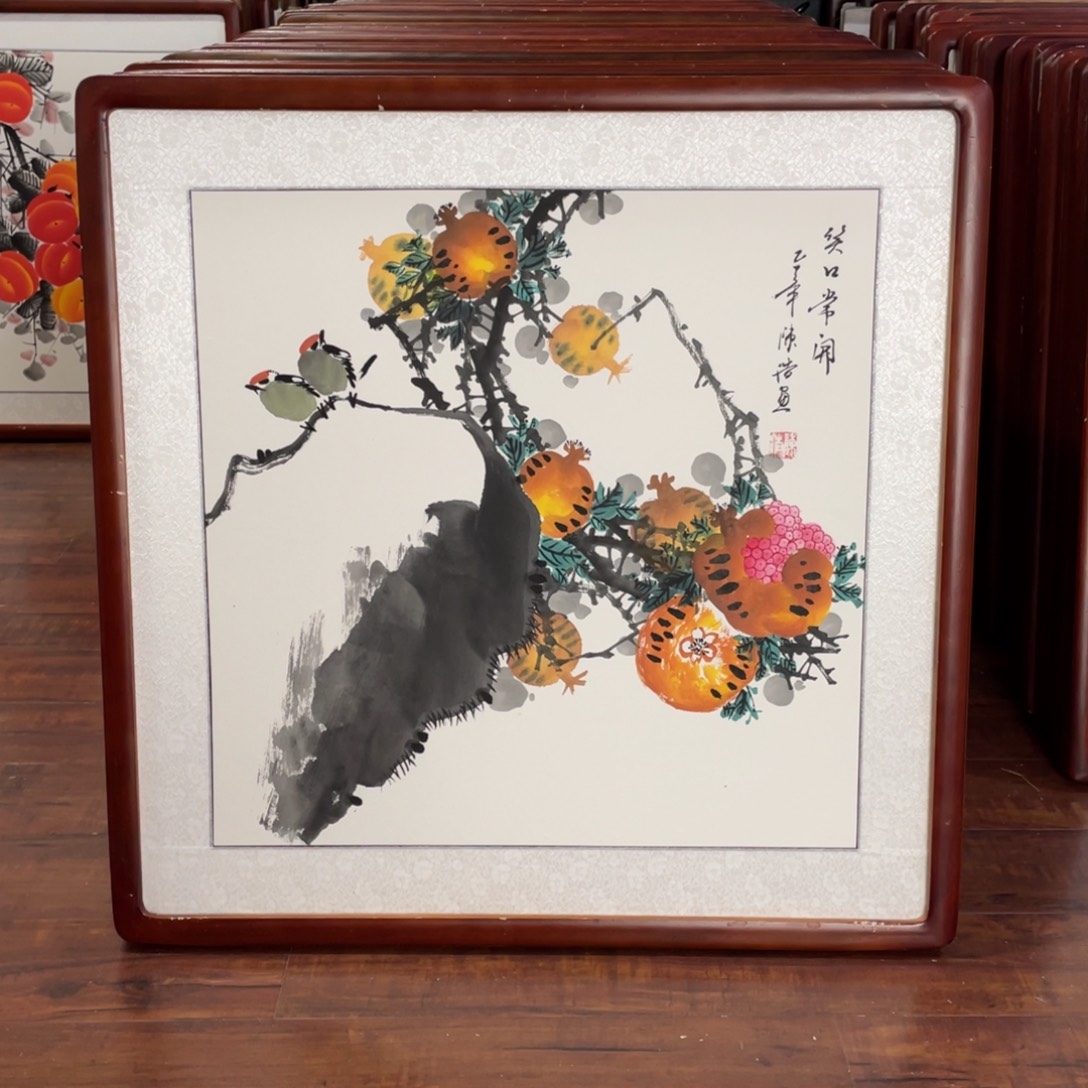 国画带框尺寸63*63厘米