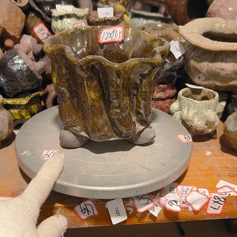 粗陶花盆制作就这样了，