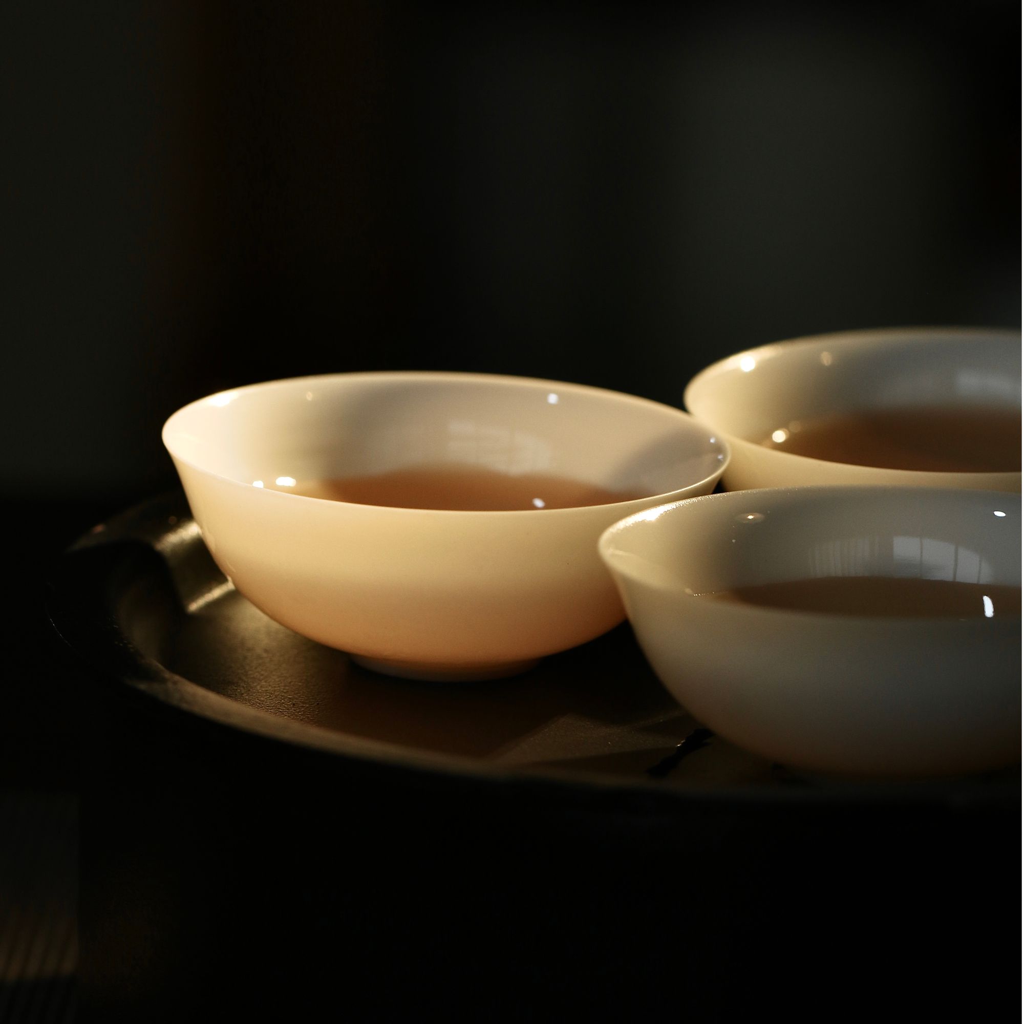 蛋壳杯功夫茶杯薄胎品茗杯手工单丛茶滚杯高温