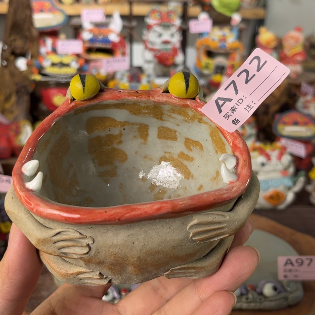 泥塑纯手工茶宠摆件