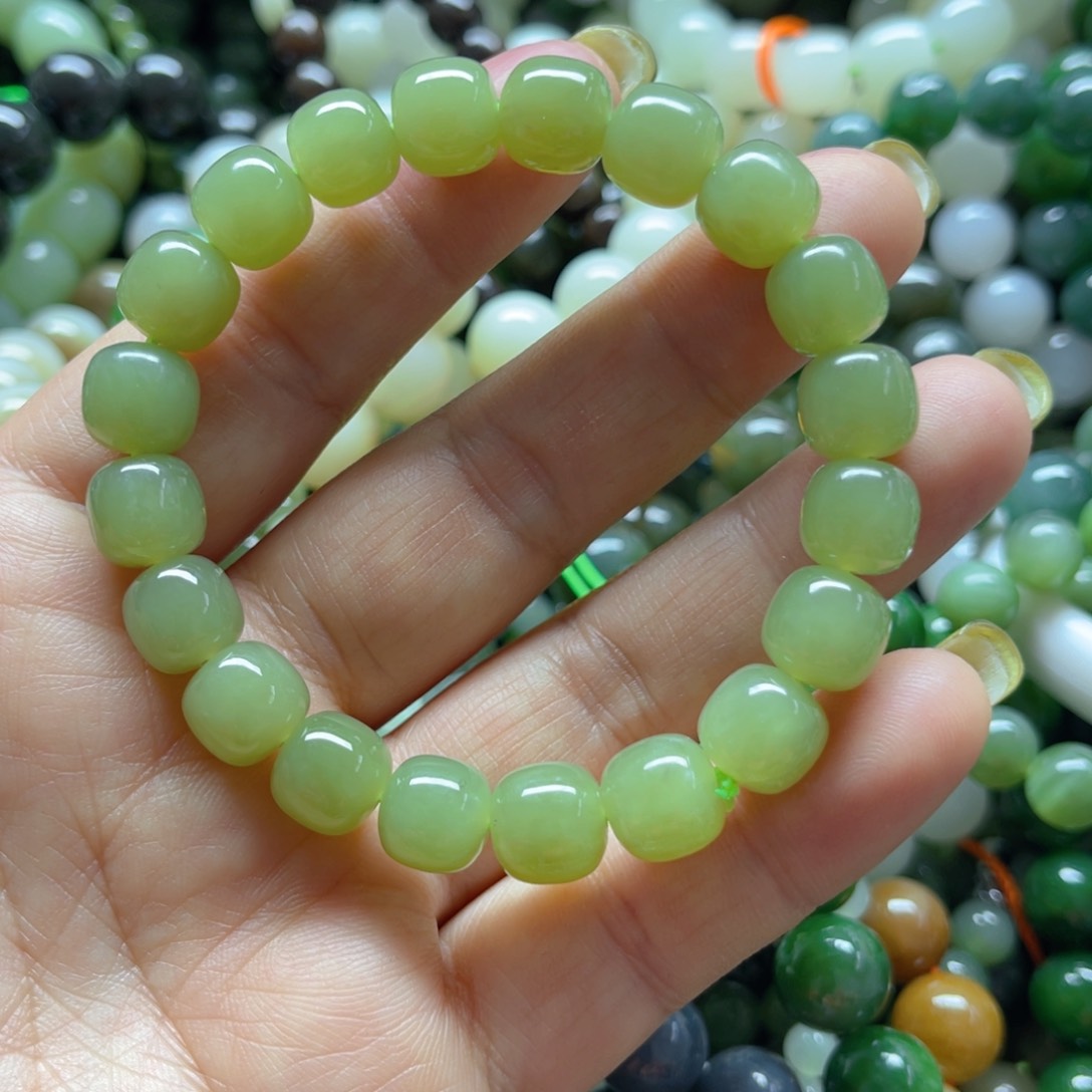 和田玉手链未镶嵌