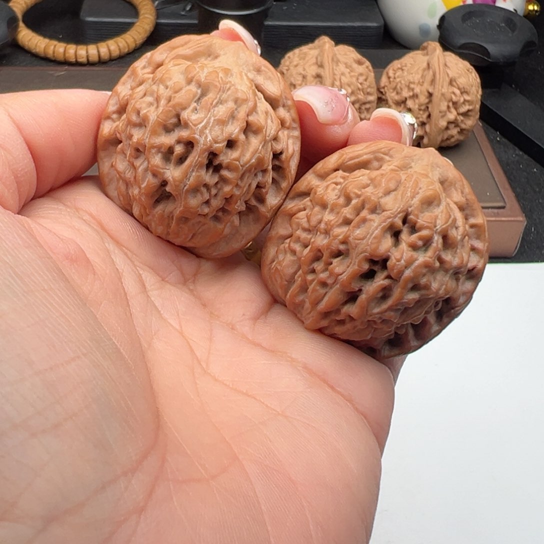 文玩核桃把件莲花37