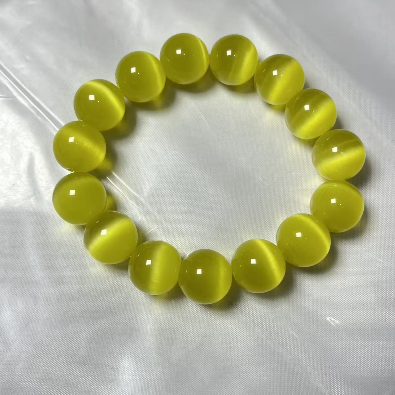 手链 潮流百搭精美淡黄手串手链 A19