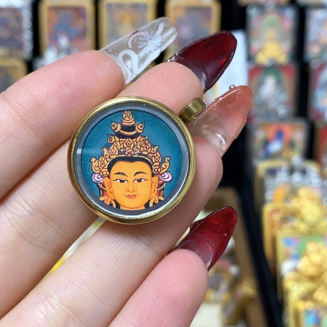 吊坠永*.文殊唐卡艺术2.0