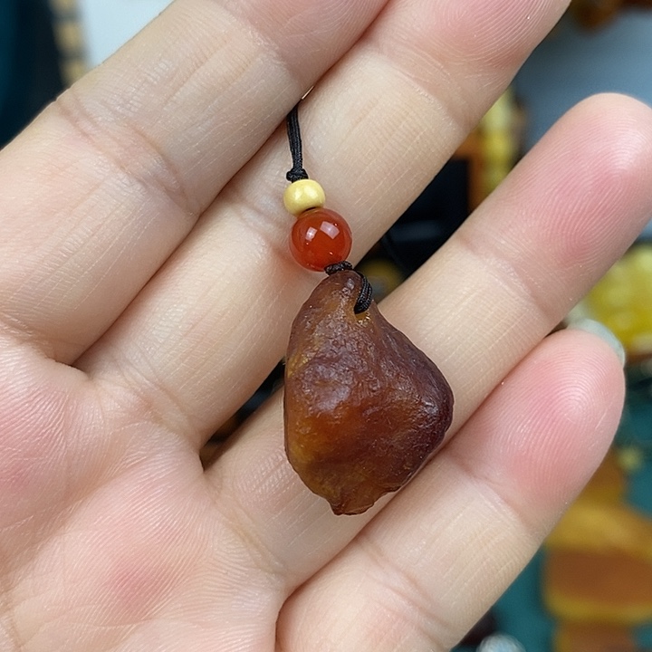 裸石蜜蜡未镶嵌手机挂件